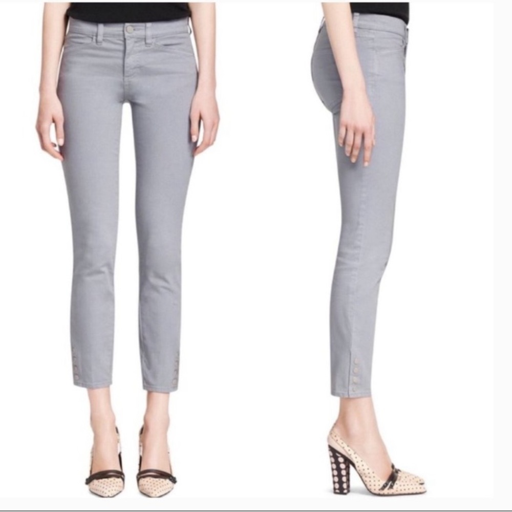 Tory Burch Gray Emmy Jeans. Size 28